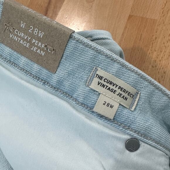 Madewell The Plus Curvy Perfect Vintage Jean NWT size 28 W - Picture 8 of 10